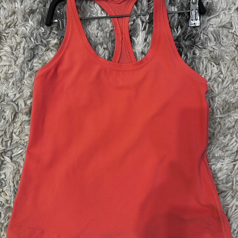 Lululemon Power Y / Racerback Tank – Coral Red - Picture 10 of 10